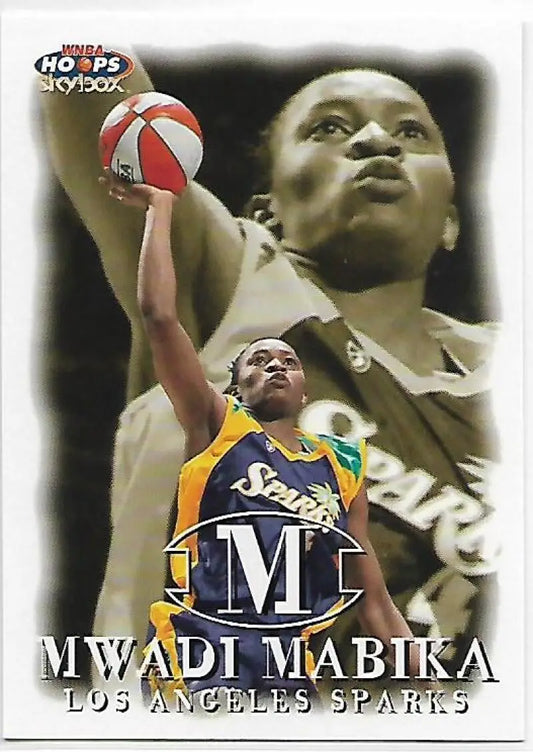 1999-00 Hoops WNBA #71 Mwadi Mabika NM-MT Los Angeles Sparks Basketball Card