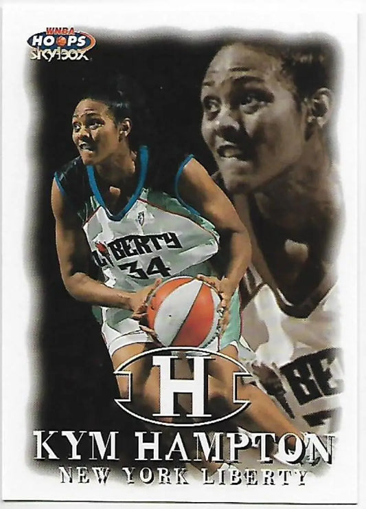 1999-00 Hoops WNBA #77 Kym Hampton NM-MT New York Liberty Basketball Card
