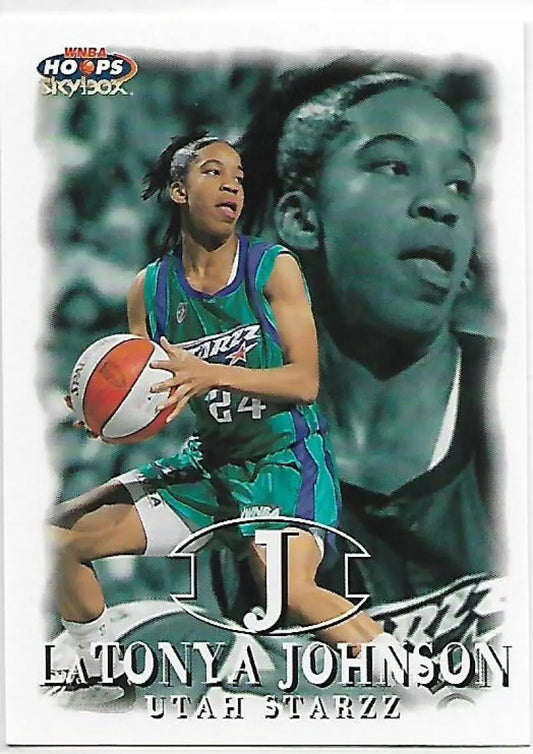 1999-00 Hoops WNBA #78 LaTonya Johnson NM-MT RC Rookie Utah Starzz Basketball Card