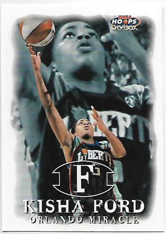 1999-00 Hoops WNBA #80 Kisha Ford NM-MT Orlando Miracle Basketball Card