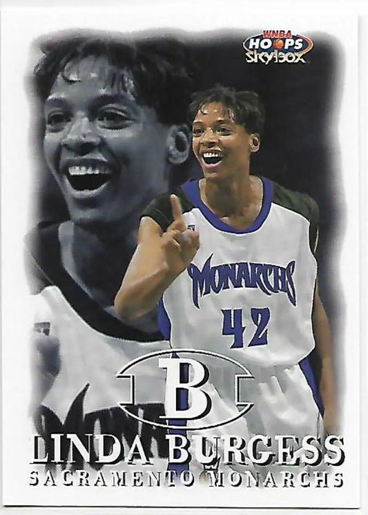 1999-00 Hoops WNBA #84 Linda Burgess NM-MT Sacramento Monarchs Basketball Card
