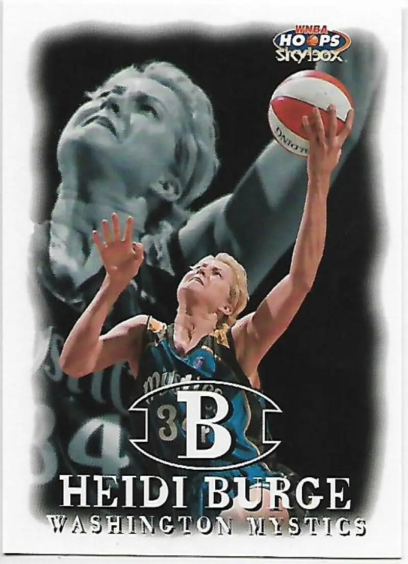 1999-00 Hoops WNBA #86 Heidi Burge NM-MT Washington Mystics Basketball Card - Basketball Card Single