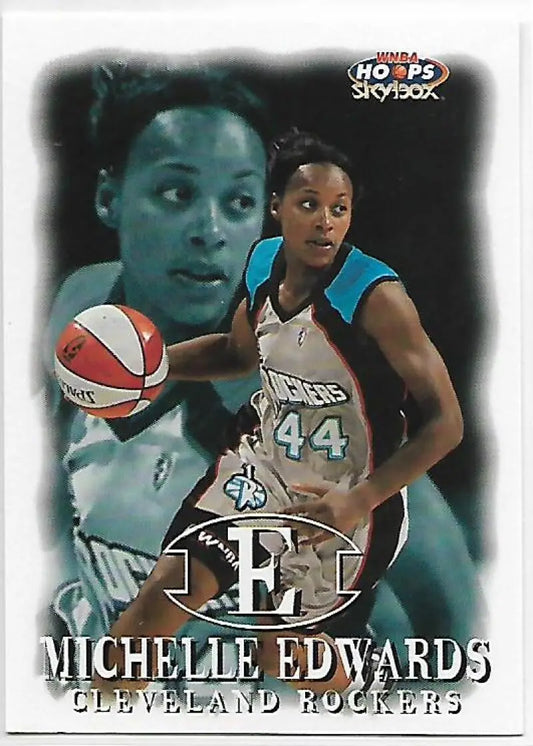 1999-00 Hoops WNBA #87 Michelle Edwards NM-MT Cleveland Rockers Basketball Card