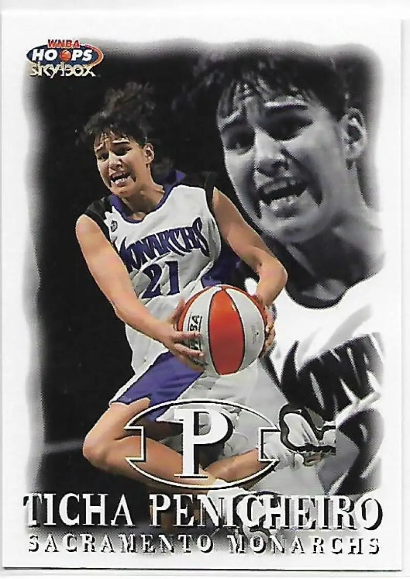 1999-00 Hoops WNBA #89 Ticha Penicheiro NM-MT RC Rookie Sacramento Monarchs Basketball Card - Basketball Card Single