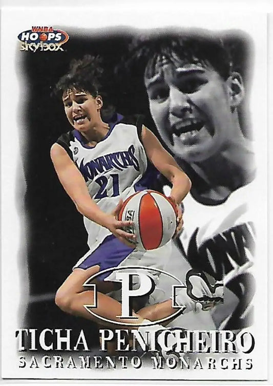 1999-00 Hoops WNBA #89 Ticha Penicheiro NM-MT RC Rookie Sacramento Monarchs Basketball Card