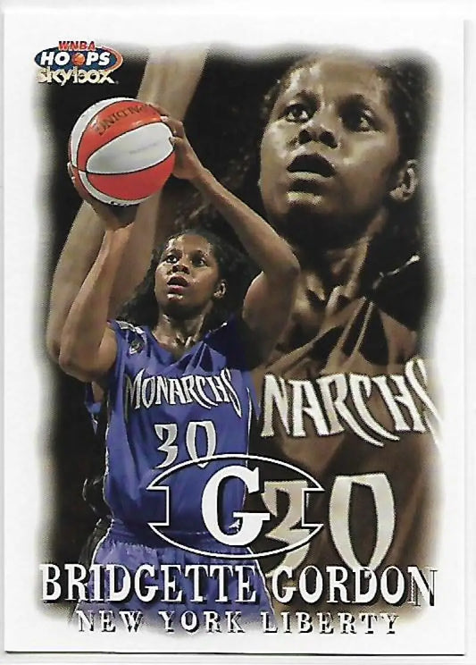 1999-00 Hoops WNBA #94 Bridgette Gordon NM-MT Sacramento Monarchs Basketball Card