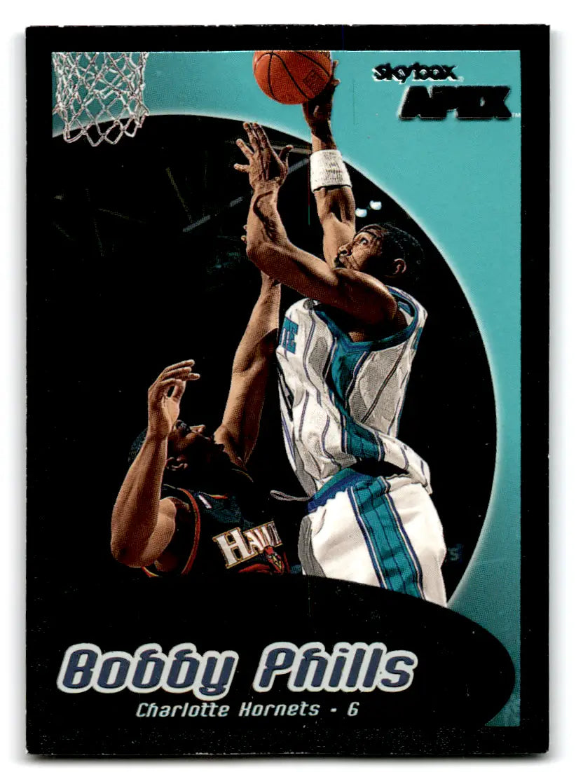 1999-00 Skybox Apex Bobby Phills #93 Charlotte Hornets - Basketball Card Single