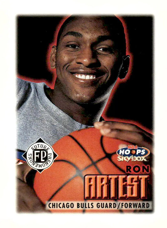1999-00 Skybox Hoops #166 Ron Artest Base RC Chicago Bulls - Basketball Card Single