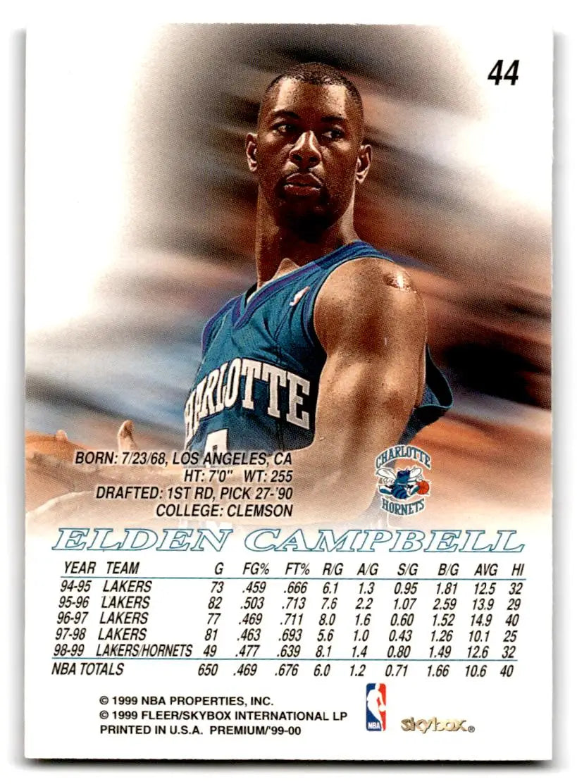 1999-00 SkyBox Premium #44 Elden Campbell - Basketball Card Single