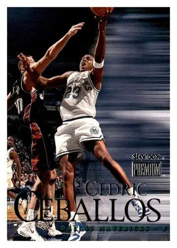 Original gloss basketball card featuring Cedric Ceballos from SkyBox Premium 1999-00