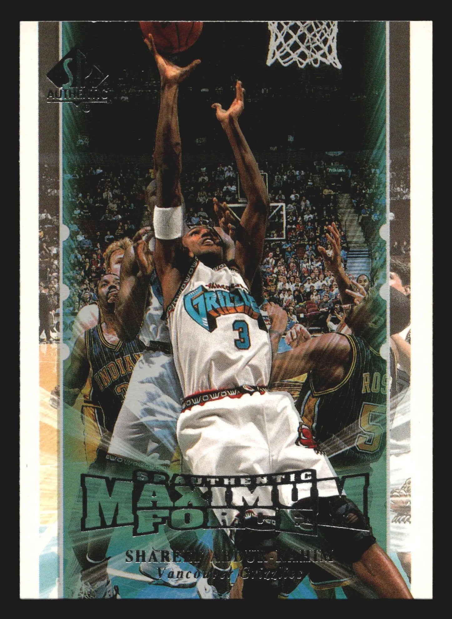 1999-00 SP Authentic Maximum Force #M3 Shareef Abdur-Rahim - Basketball Card Single