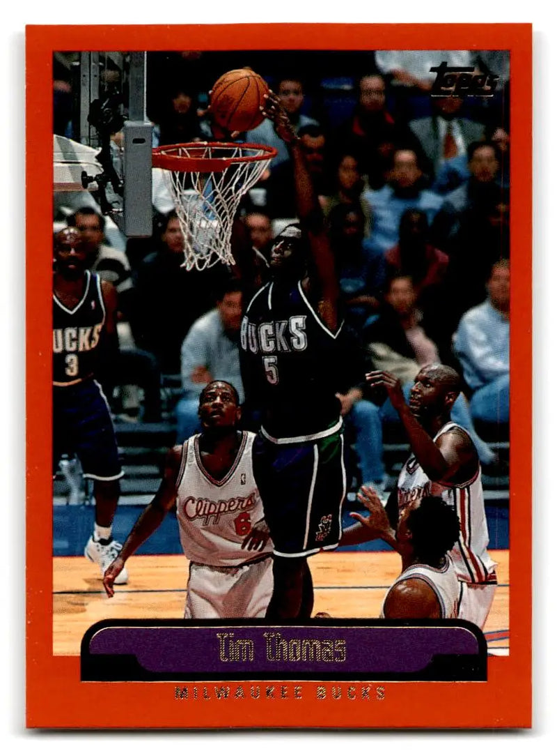 1999-00 Topps #159 Tim Thomas - Basketball Card Single