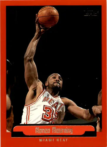 1999-00 Topps #62 Alonzo Mourning NM Near Mint Heat ID:46125 - Basketball Card Single