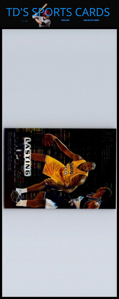 Basketball trading card featuring i17 Shaquille O’Neal Impact Refractors from 1999-2000