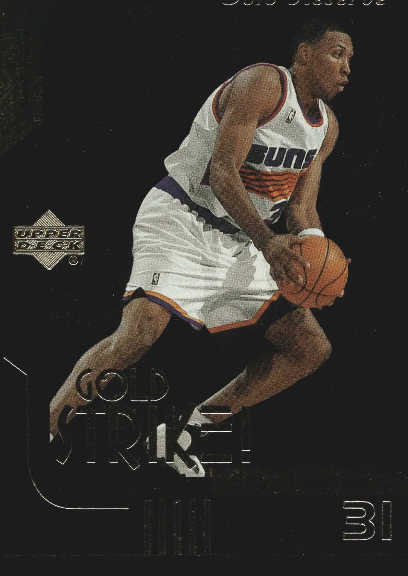 1999-00 UD Gold Reserve Gold Strike Shawn Marion #GS12 Suns RC - Basketball Card Single