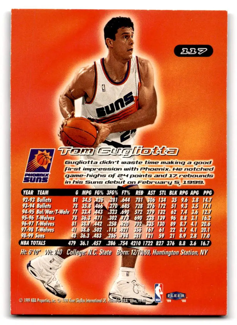 1999-00 Ultra #117 Tom Gugliotta - Basketball Card Single