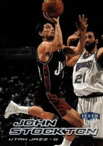 1999-00 Ultra #32 John Stockton NM Near Mint Jazz - Basketball Card Single