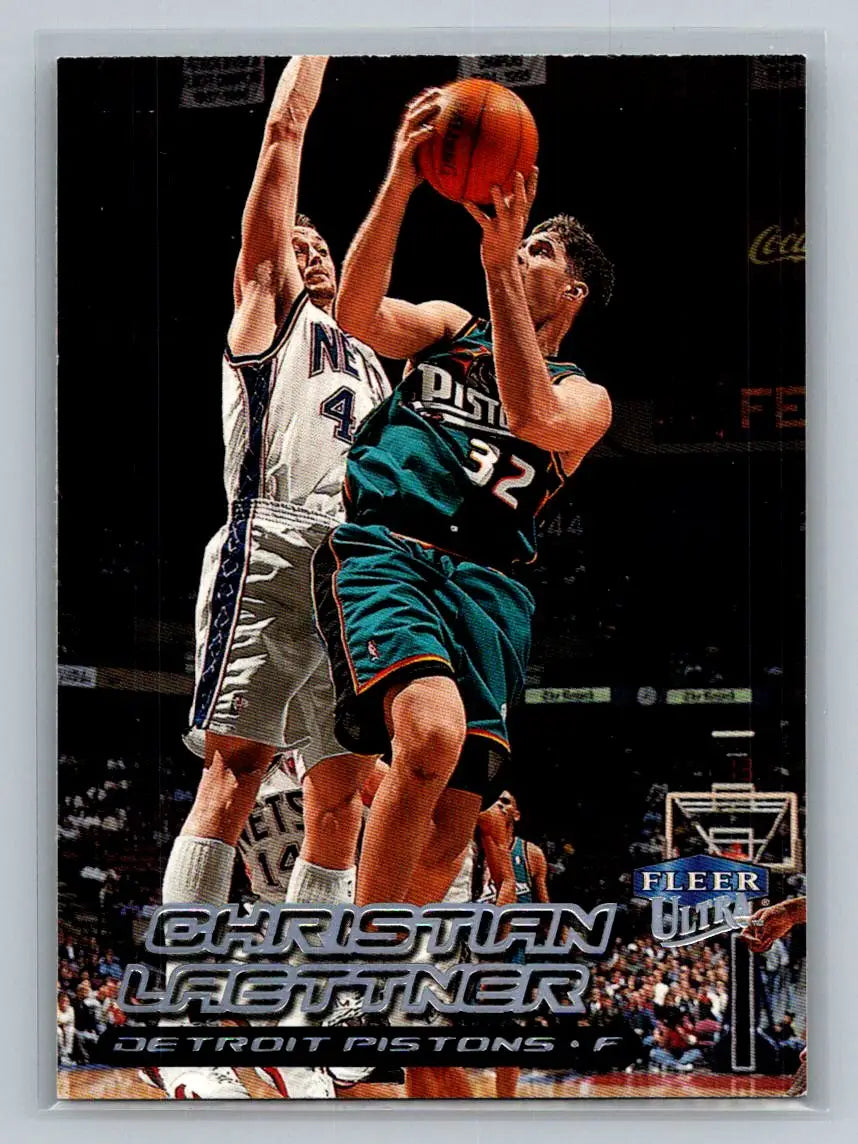 1999-00 Ultra #38 Christian Laettner Detroit Pistons - Basketball Card Single