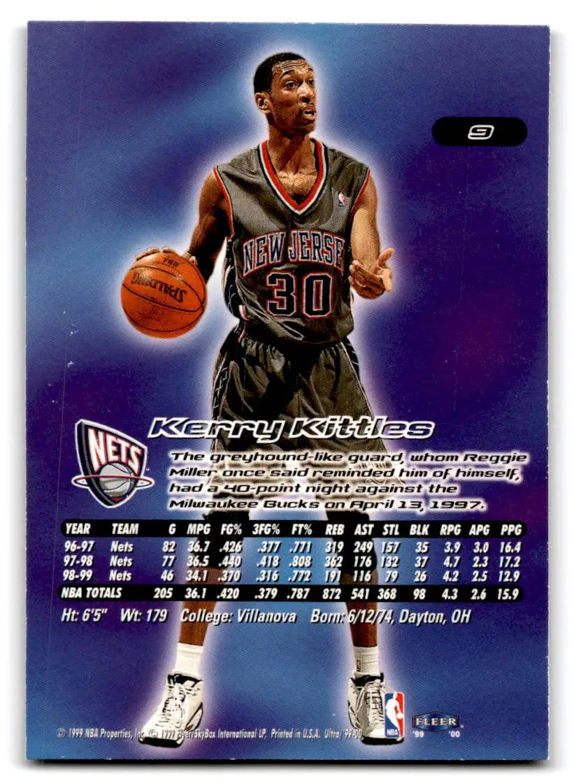 1999-00 Ultra #9 Kerry Kittles - Basketball Card Single