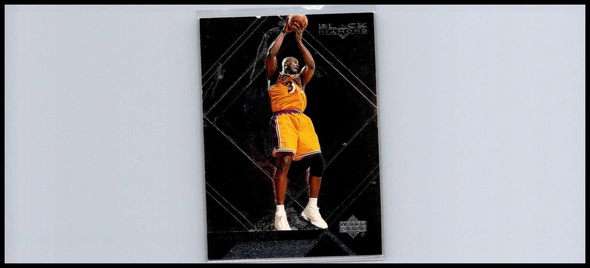 1999-00 Upper Deck Black Diamond #37 Shaquille O’Neal basketball trading card
