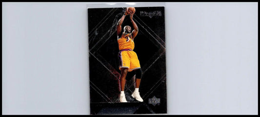 Basketball trading card featuring 1999-00 Upper Deck Black Diamond Shaquille O’Neal