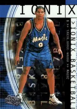 1999-00 Upper Deck Ionix #38 Tariq Abdul-Wahad Base Orlando Magic - Basketball Card Single
