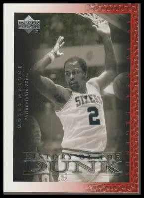 1999-00 Upper Deck Legends #59 Moses Malone History of the DUNK