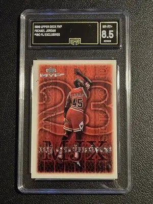 1999-00 Upper Deck MVP #180 Michael Jordan GMA 8.5 - Basketball Card Single