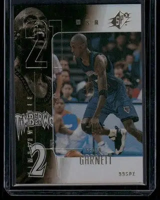 1999-00 Upper Deck SPx Kevin Garnett #47 Basketball - Basketball Card Single