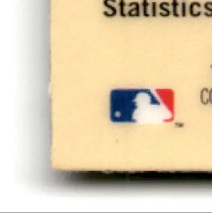Corner of a baseball card with MLB logo from Bowman Baseball featuring best Eric Karros Los Angeles Dodgers