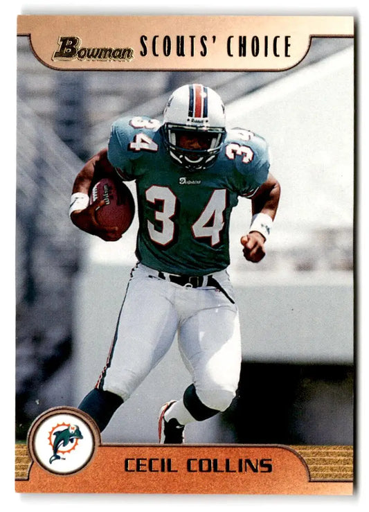 1999 Bowman #SC7 Cecil Collins Scout’s Choice - Football Card Single