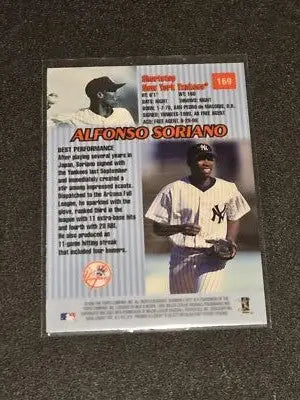 1999 Bowman’s Best #169 Alfonso Soriano - Baseball Card Single