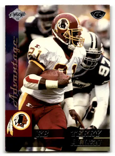 Original gloss Terry Allen football card from Collector’s Edge Advantage 1999