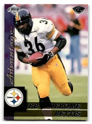 1999 Collector’s Edge Football Advantage Jerome Bettis #119 Pittsburgh Steelers - Football Card Single