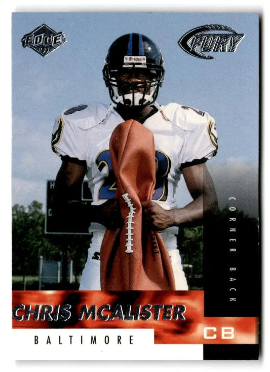 1999 Collector’s Edge Fury #183 Chris McAlister - Football Card Single