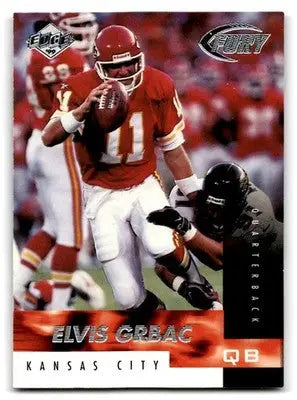 1999 Collector’s Edge Fury #54 Elvis Grbac - Football Card Single
