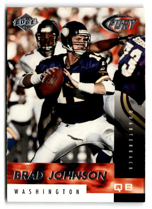 1999 Collector’s Edge Fury #72 Brad Johnson - Football Card Single