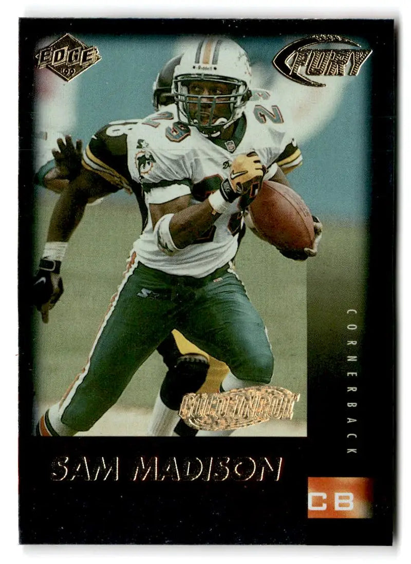 1999 Collector’s Edge Fury #88 Sam Madison Gold Ingot - Football Card Single