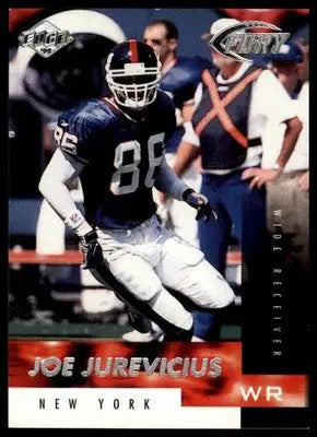 1999 Collector’s Edge Fury Joe Jurevicius 76 New York Jets