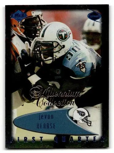 Original gloss Jevon Kearse Blue football trading card featuring Kearse Blue Tennessee Titans