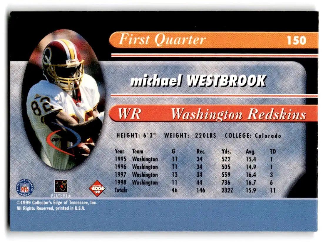 1999 Collector’s Edge Odyssey #150 Michael Westbrook - Football Card Single