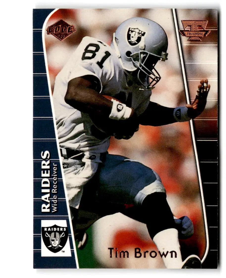 1999 Collector’s Edge Triumph #T28 Tim Brown - Football Card Single
