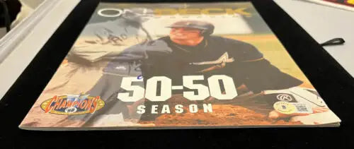 Baseball magazine cover featuring Craig Biggio of the Houston Astros