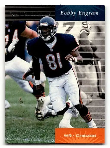 Bobby Engram Chicago football card from 1999 Donruss series featuring Engram Chicago Bears