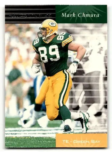 1999 Donruss Mark Chmura Green Bay Packers football card, Chmura Green Bay memorabilia