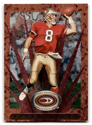 1999 Donruss Football Preferred QBC Steve Young #44 San Francisco 49ers - Football Card Single