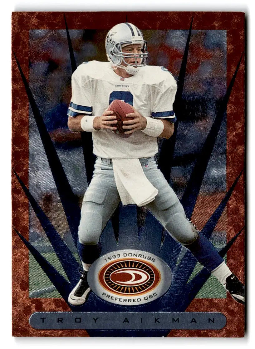 1999 Donruss Preferred QBC #1 Troy Aikman - Football Card Single