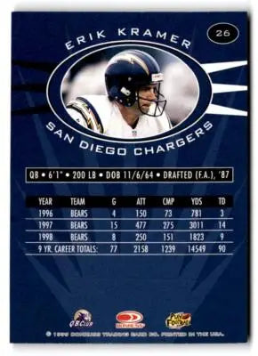 1999 Donruss Preferred QBC #26 Erik Kramer - Football Card Single