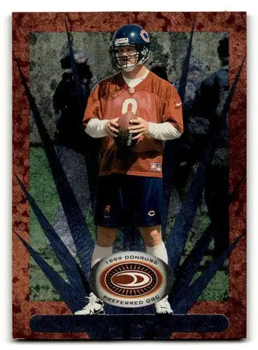 Original gloss football trading card from Donruss Preferred QBC featuring Cade McNown Chicago Bears