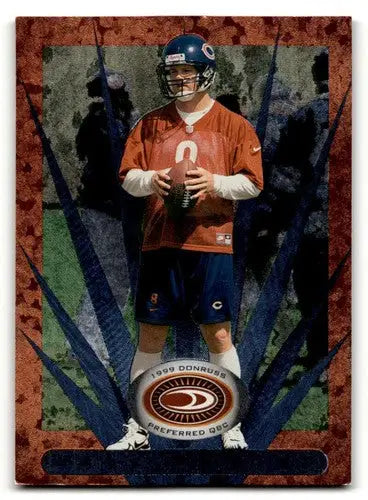 Original gloss Football trading card from Donruss Preferred QBC featuring Cade McNown Chicago Bears